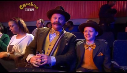 Gigglebiz Rapids Johnson forgets all about giant pandas by taking Rapids Junior to the panto