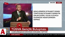 Cumhurbaşkanı Erdoğan: İmanımız tam ise bu kanarya bin bir başlı kartalı da taşır...