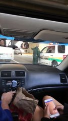 Orange You Glad You Weren't Driving Behind This