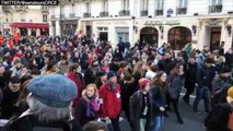 Manifestation à Paris contre la réforme  de l'accès à l'université et du bac