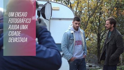 Ensaio fotográfico ajuda uma cidade devastada