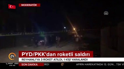PYD/PKK'dan roketli saldırı