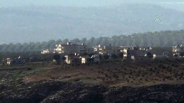 Terör örgütü PYD/PKK hedeflerine yönelik top atışları devam ediyor - AFRİN