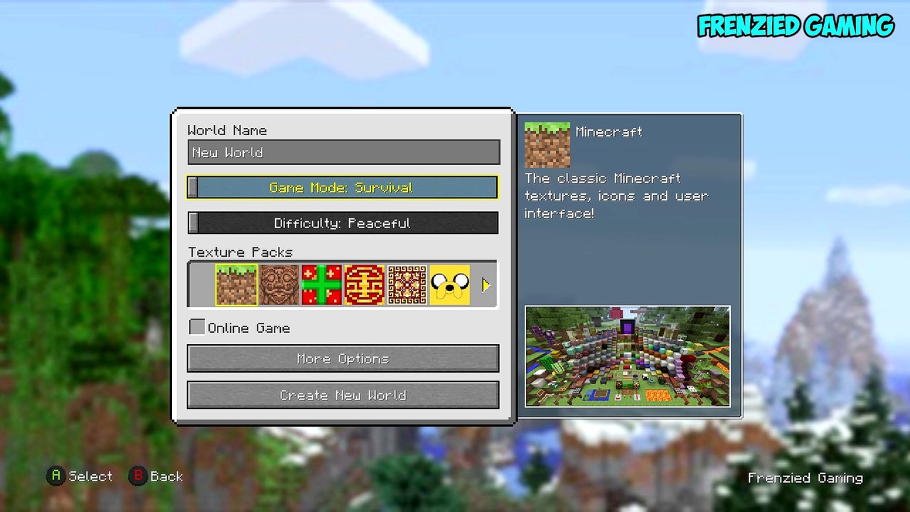 Minecraft Xbox One /360 PS4 /3  TU61 Seed - AMAZING GLITCHED WOODLAND MANSION VILLAGE AT SPAWN SEED