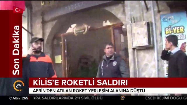 Kilis'e roketli saldırı
