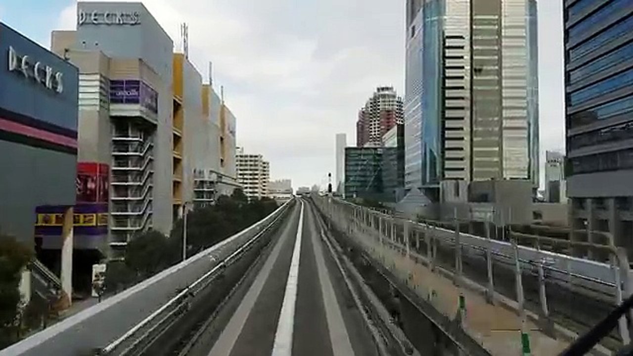 【ゆりかもめ前面展望】国際展示場正門駅～新橋(改)