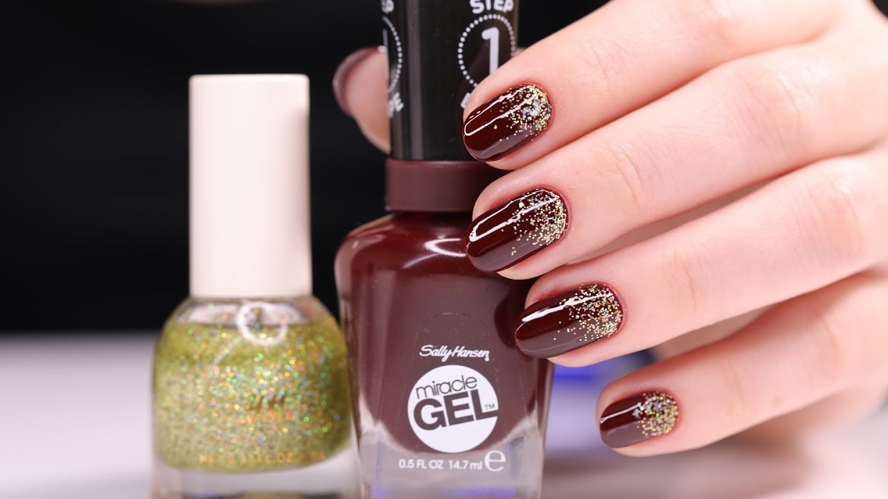 Glitter Nail Art with Nour | ستايل مناكير برّاق مع نور