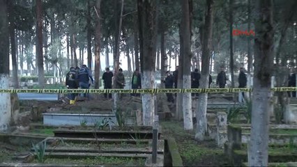 Hatay Reyhanlı'da Mezarlığa Roket Düştü