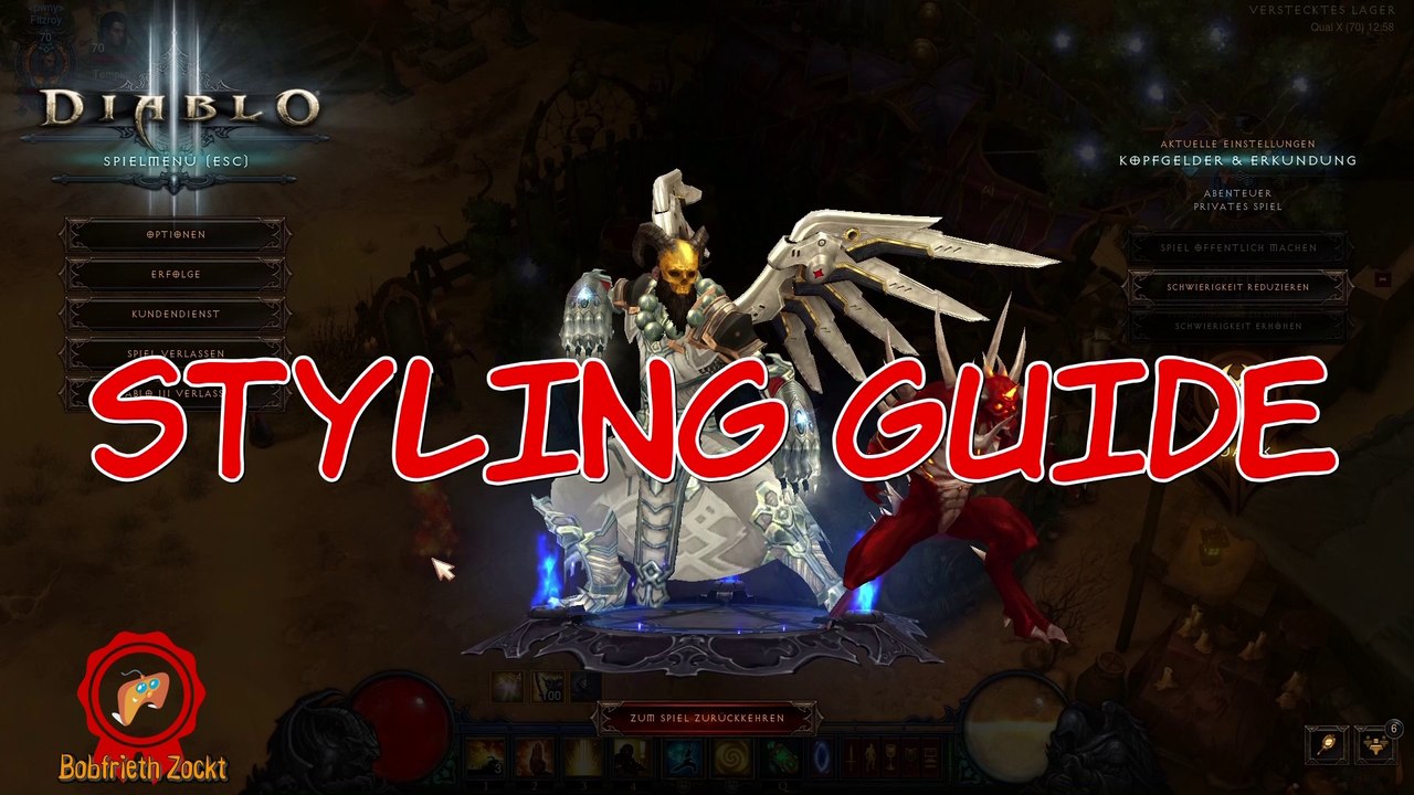 Diablo 3 - styling guide - pantherkralle | transmogrifikation | kosmetik | skin | cosmetics
