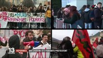 Réformes : des lycéens et étudiants protestent