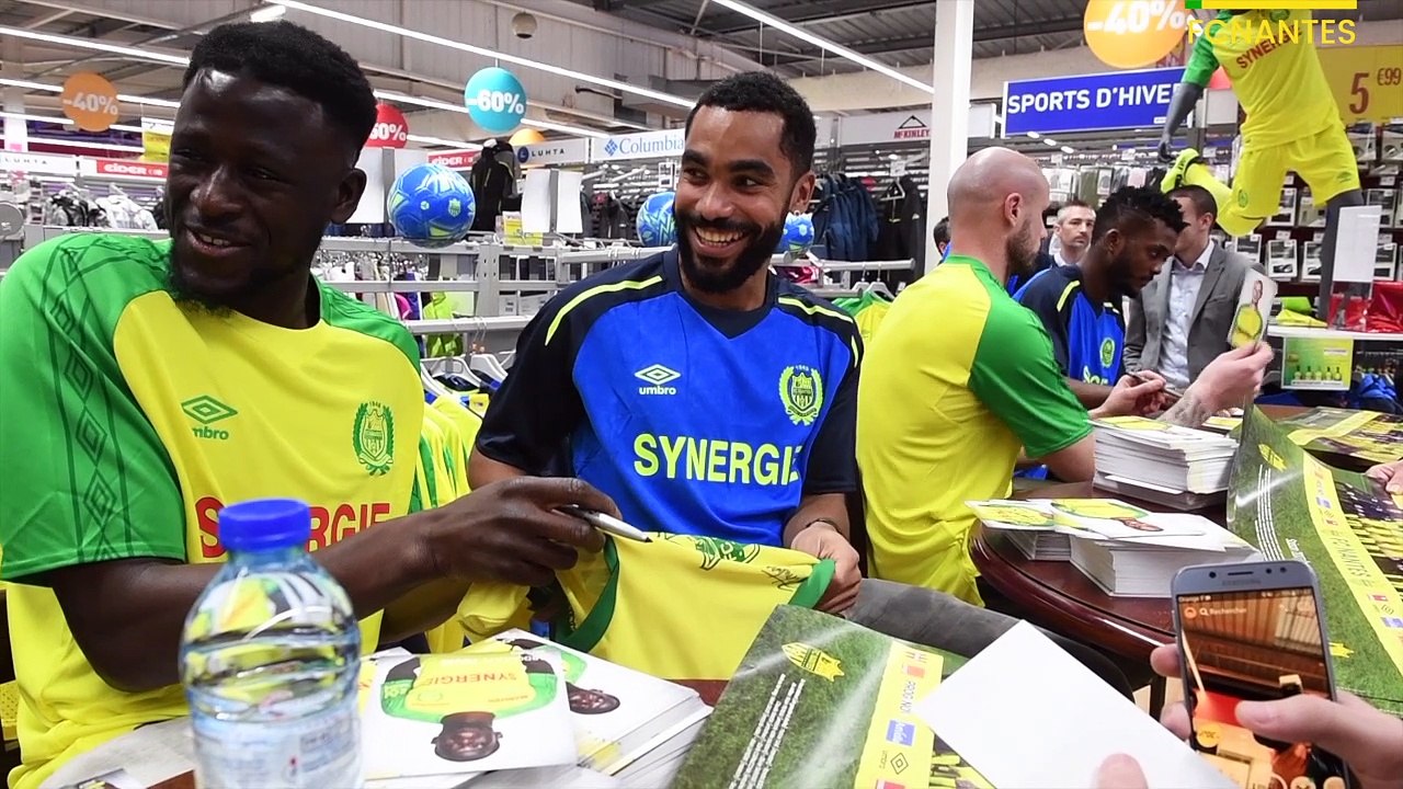 Dédicaces : effervescence à l'Intersport Basse-Goulaine