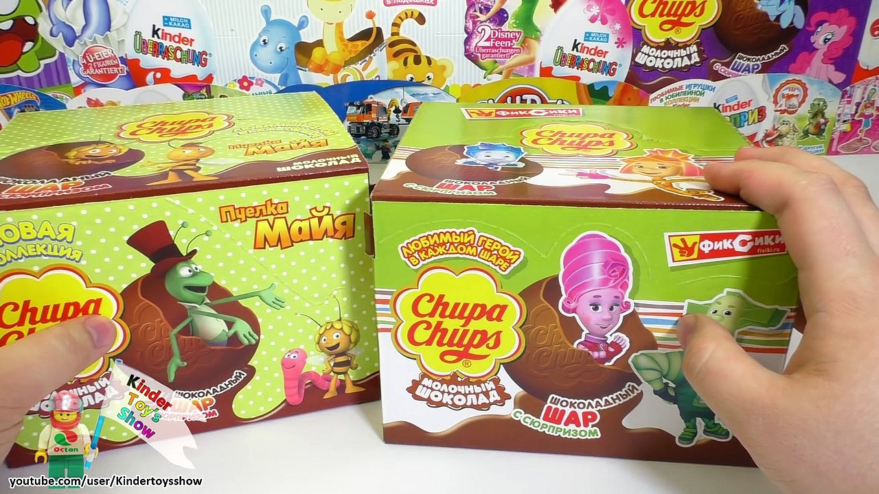 Чупа-Чупс Пчелка Майя new - новая коллекция в шоколадных шарах (Chupa Chups Maya the Bee)