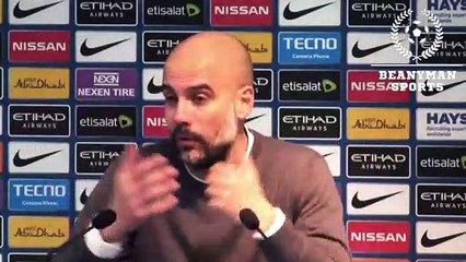 Pep Guardiola parle de Riyad Mahrez