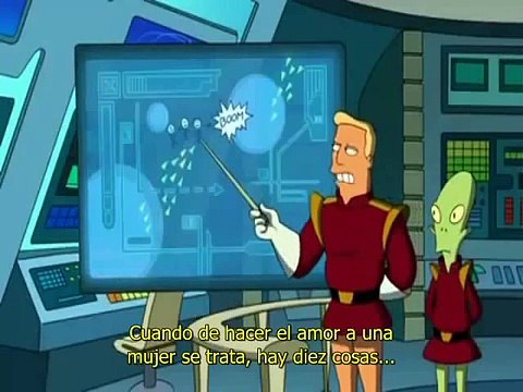 Futurama: Zapp Brannigan's Guide to Making Love at a Woman [subs spanish / español]