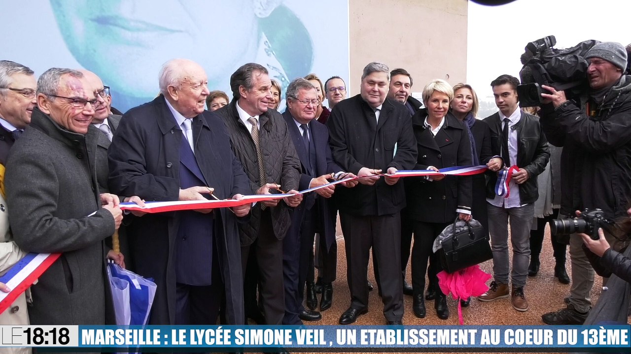 Marseille : inauguration du lycée Simone Veil en plein coeur du 13e arrondissement