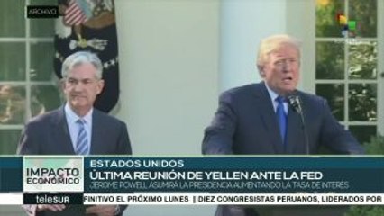 EE.UU.: FED celebra última reunión bajo la dirección de Janet Yellen