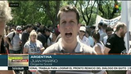 Gremio obrero planea gran movilización contra políticas de Macri