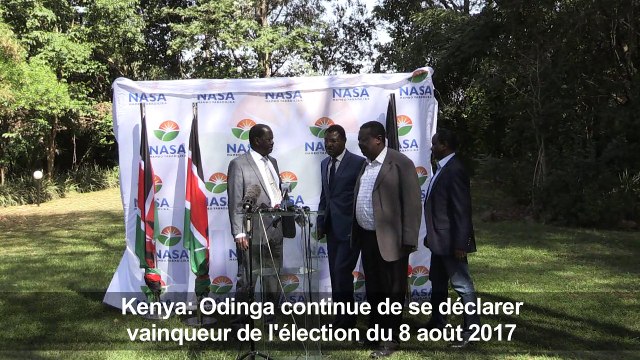 Kenya: Odinga continue de se déclarer vainqueur des élections