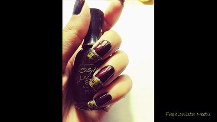 Nail art: French manicure with Stars