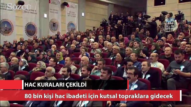 Hac kuraları çekildi