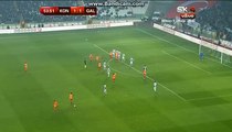 1-2  Serdar Azis Goal - Konyaspor 1-2 Galatasaray 01.02.2018