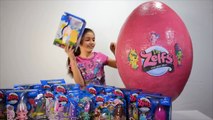 Super Giant Zelfs Surprise Egg with more than 80  Zelfs | KidToyTesters