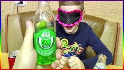 Угадай Лимонад , Напиток. ВЫЗОВ - Челендж Coca-Cola + Sprite + Fanta MIO SODA CHALLENGE Family Game