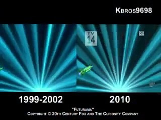 Futurama Opening Comparison (1999-2002 & 2010-Present)