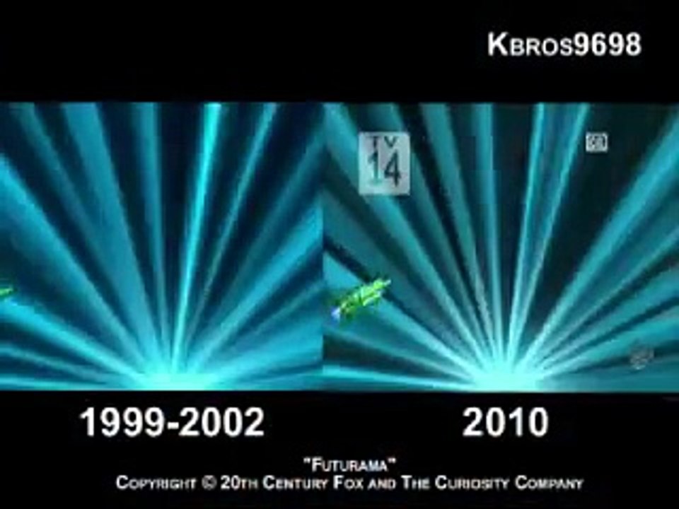 Futurama Opening Comparison (1999-2002 & 2010-Present)