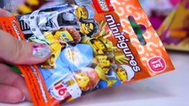Lego Minifigures Series 15 Surprise Bag Opening meet Lego Friends Camping Silly Play - Kids Toys