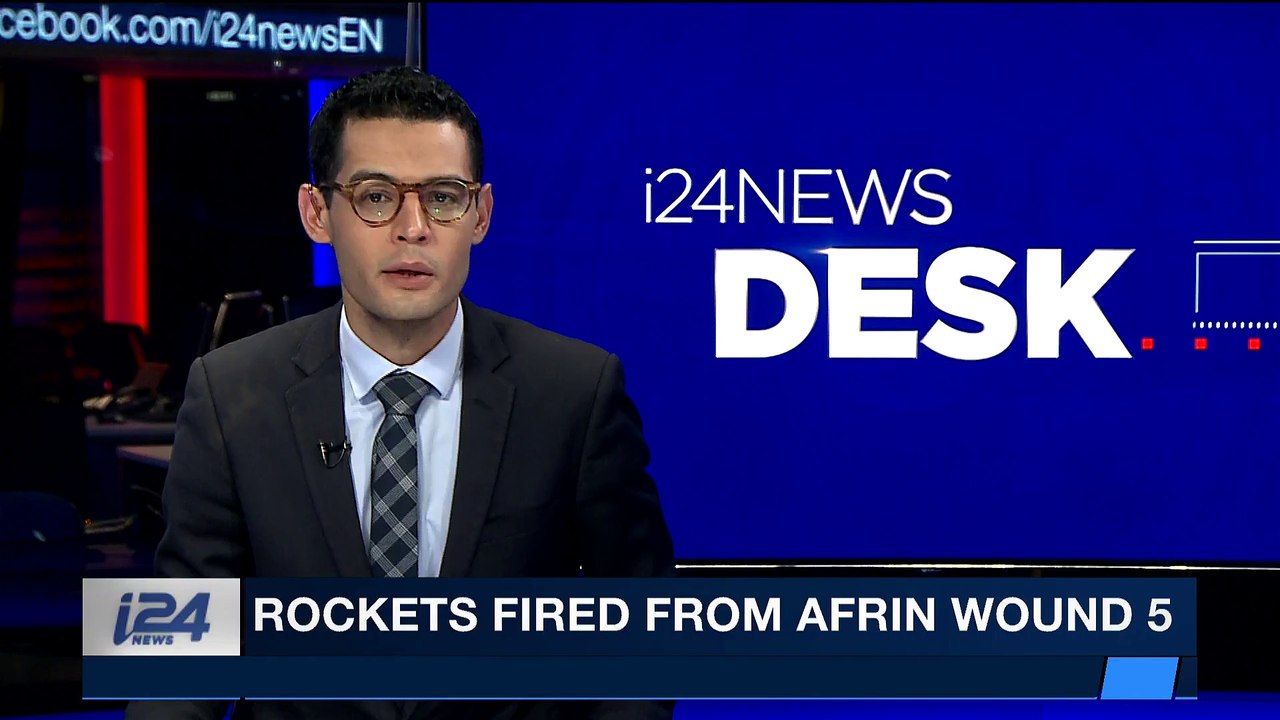 i24NEWS DESK | Rockets fired from Afrin wound 5 | Thursday, February 1st 2018