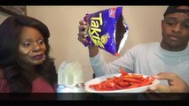 TAKIS ASMR Eating Sounds/Hot Sauce *Challenge*