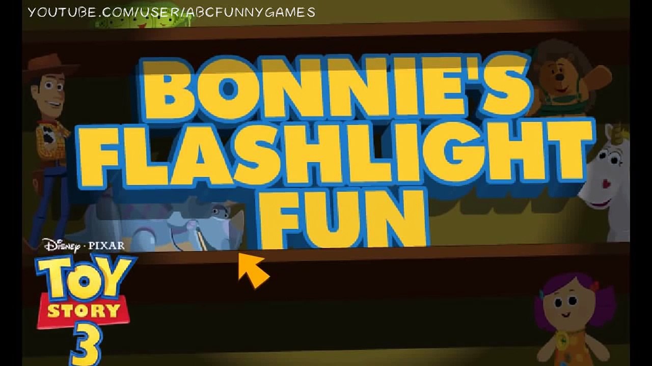 Toy Story 3 - Bonnies Flashlight Fun - Full Game for Kids