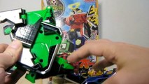 おもちゃのdxシンケンオーの変形とdxキョウリュウジンとの大きさ比較動画 power rangers toy