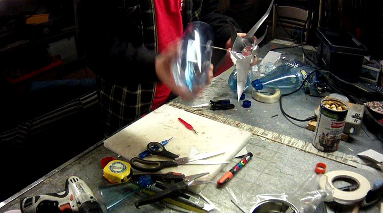 Fabriquer une éolienne avec une  bouteille plastique