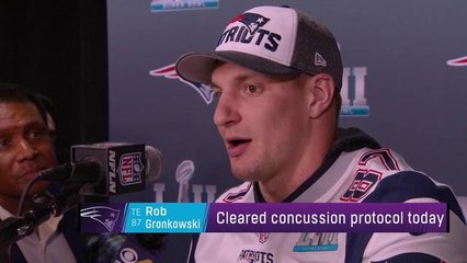 Gronk on clearing concussion protocol: 'We knew the whole time I was going to be good to go'