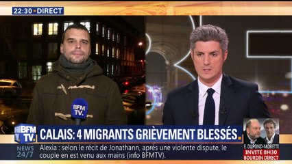 Rixes entre migrants à Calais (2/4)