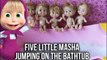 Five Little Monkeys Jumping on a Bed / Bathtub Collection | Mickey Masha Princesses Peppa Pocoyo