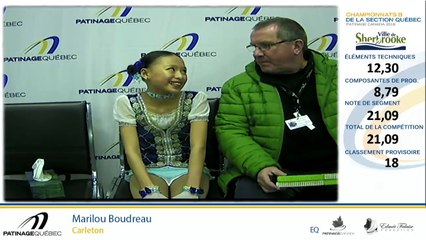 CSB 2018 Juvénile moins de 14 ans Dames Gr.5