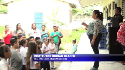 Institutos inician clases con carencias en Chamelecon