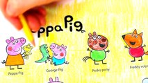 Peppa Pig and Friends Coloring Pages - Fun Coloring Videos For Kids