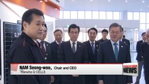 South Korean president visits Hanwha Q CELLS for role in quality job creation