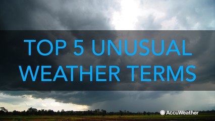 Five unusual weather words you may not have heard