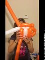Finding Nemo- Nemo clown fish balloons tutorial