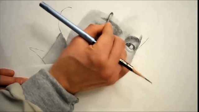 연필그림 - 인물그리기 (배우 박보검) / Pencil Portrait (Speed Drawing)