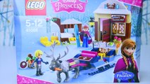 Lego Disney Princess Anna & Kristoffs Sleigh Adventure Build Review Silly Play - Kids Toys