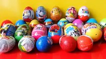 Surprise Plastic Eggs, Kinder Surprise, Skylanders,Thomas, Spongebob, Spiderman, Hello Kitty