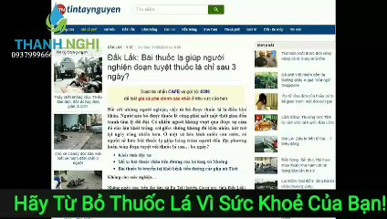 Bán Thuốc Cai Thuốc Lá Thanh Nghị Tại Củ Chi | Cai Thuốc Lá 3 Ngày