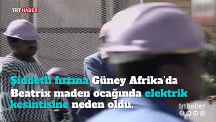 Güney Afrika'da altın madeninde 950 işçi mahsur kaldı