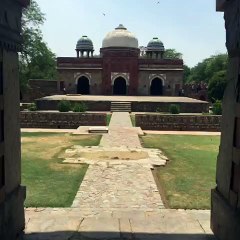 Humayun's tomb inside view